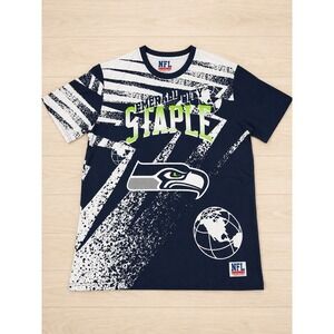 Seattle Seahawks NFL Staple Emerald City Graphic T-Shirt Men's Large NWT